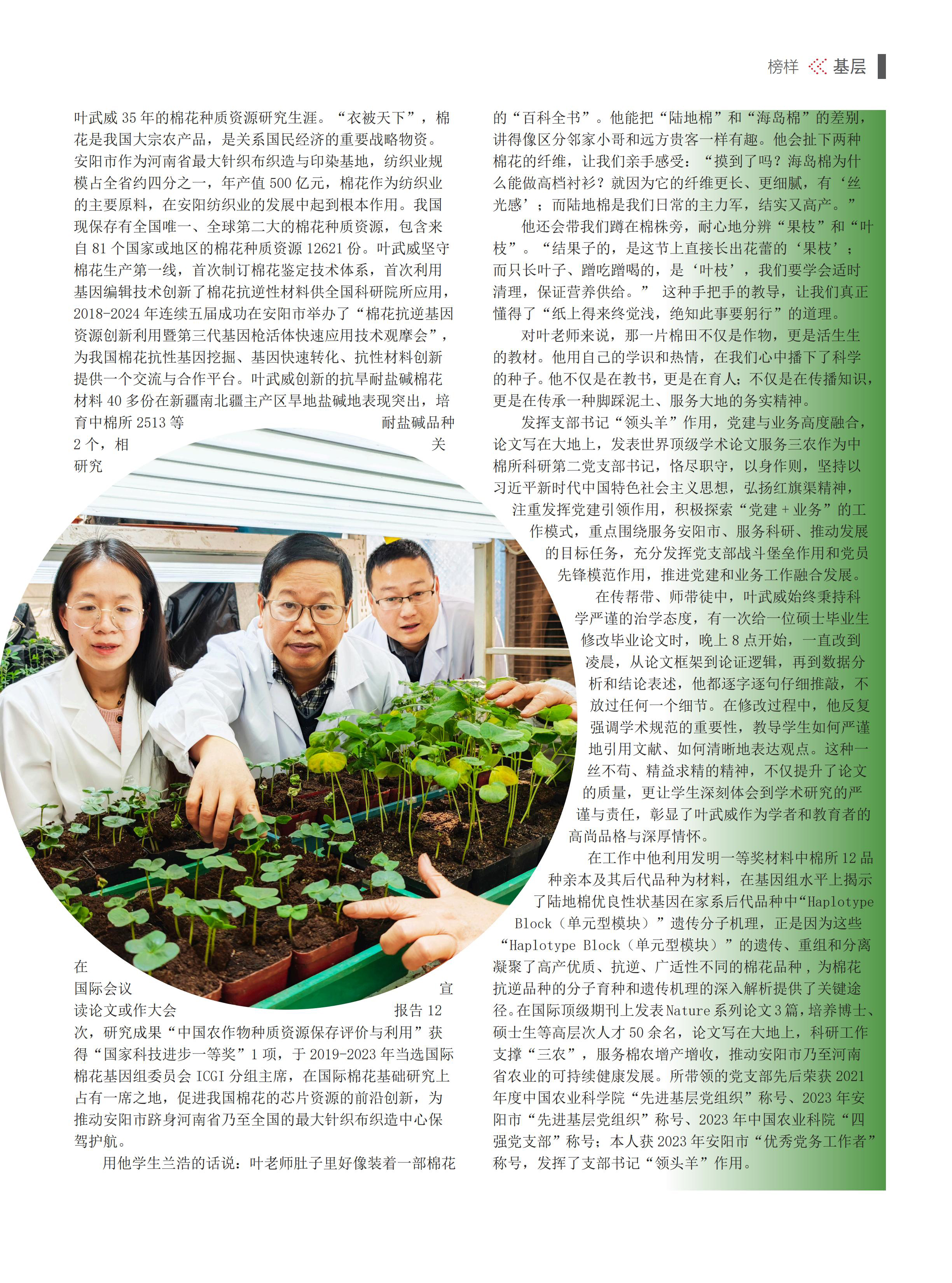 [劳动]“衣被天下”连年丰——记安阳市先进工作者、中棉所抗逆鉴定课题组组长叶武威_02.jpg
